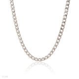 Fresh linked curb silver chain