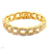  Crystals Studded Link Bracelet