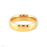 Simple Rounded Gold Band