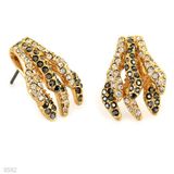 Claw Pave Ear Studs