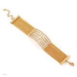 Roman Rectangle Chain Bracelet