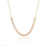 Exquisite gold leaves adjustable choker
