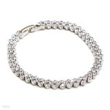 Tri-Circle Tennis Bracelet
