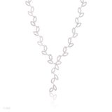 Luxurious Leaves Silver Necklace
