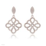 Woven Loop Diamond Earrings