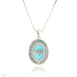 Enamelled Engraved Allah Medallion