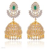 JHUMKA AD ZC LG SPCL.-GLD-GREEN