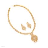 MALA SET N+E AD ZC PEARL-GLD-CLEAR