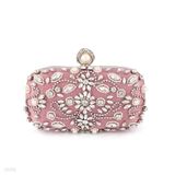 CLUTCH CRYSTAL PEARL-PINK