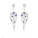Intriguing Inverse Drop Wreath Earrings