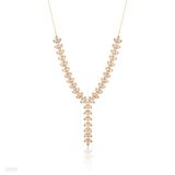 NECKLACE WRTH ZC LEAVES N51 GLD-CLEAR