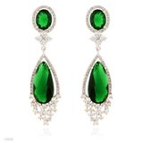 Glamorous Green Drop Earrings