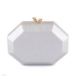 CLUTCH OCTAGON FANCY SILVER