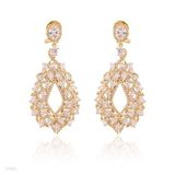 FINE EXQUISITE GOLD DROP EARRINGS