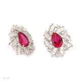 Revolve Framed Ruby Drop Studs