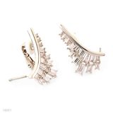 Sparkling Baguette Ear Cuff