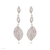 Sharp Leaf Drop Earrings