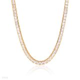 NECKLINE ELEG SQ FINE ZC. GLD-CLEAR