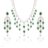 Phenomenal green chandelier set