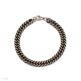 BRACELET S.S SHINY.-BLACK
