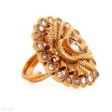 RING DIAM ZC DROP TRAD.-GLD-CHAMP-FR