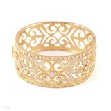BRACELET FINE ZC ND GLD-CLEAR