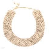 Extravagant Crystal Wide Necklace