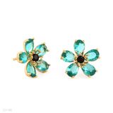 Captivating turquoise flower tops