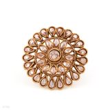 Beautiful Champagne Flower Ring