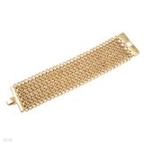 Wide Multi Rope Chain Bracelet