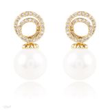 Whirl Pearl Earrings