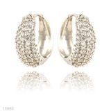 Zircon Loop Earrings