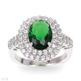 Glamorous Green Cocktail Ring
