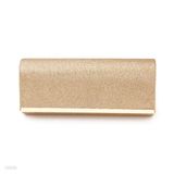 Gorgeous Fancy SHINY Rounded Formal Clutch Bag