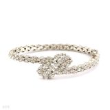 Wreath Style Glamorous Fancy Cuff Bracelet