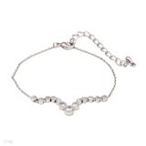 Slim Chain V Charm Bracelet