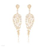 Intriguing Inverse Drop Wreath Earrings