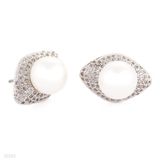 Micro Pave Pearl Tops