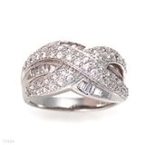 Crossover Statement Ring - Size 15