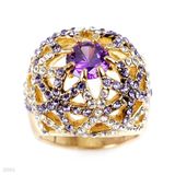 Floral Domed Statement Ring