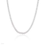 Modern Elegant Circle Stones Necklace