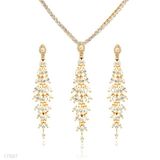 Sparkling Marquise Pendant Set