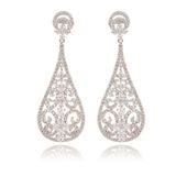 Ornate Long Drop Earrings