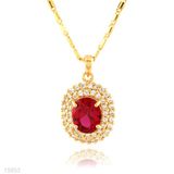 Oval Cluster Pendant