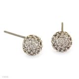 Pave Gold Glam Earrings
