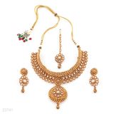 CHOKER SET N+E+T DROP MET-GLD-CHAMP