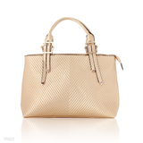 HANDBAG LG WAVY-GOLD