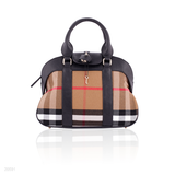 HANDBAG CHK TOTE-BLK-BROWN