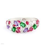 Memserizing Gleamy Fancy Cuff Bracelet