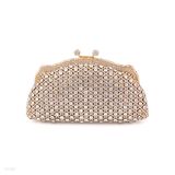 CLUTCH BRIDAL CRYST GOLD
